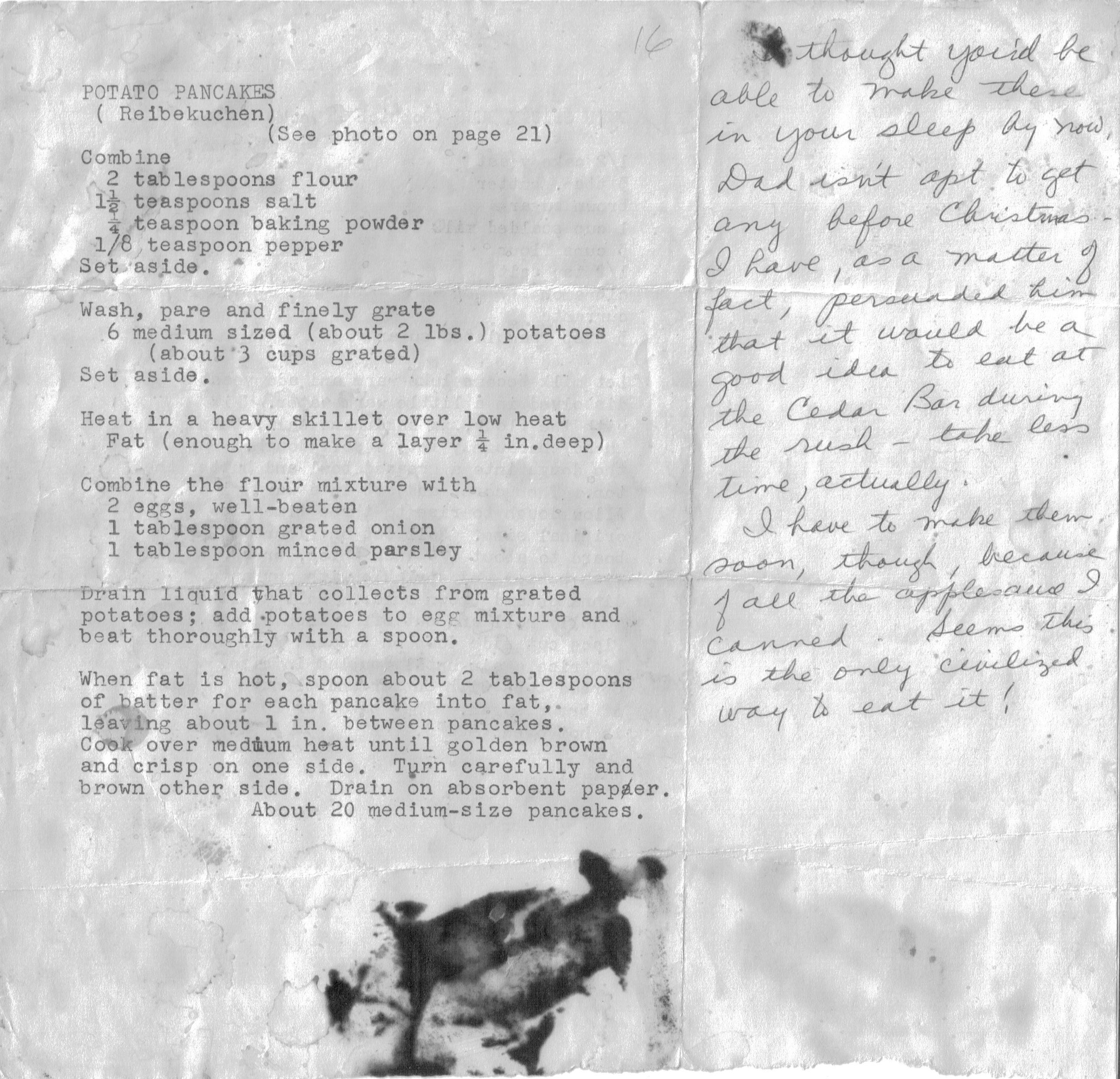 Edith's letter